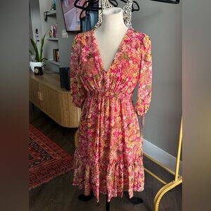 Floral Pink Dress